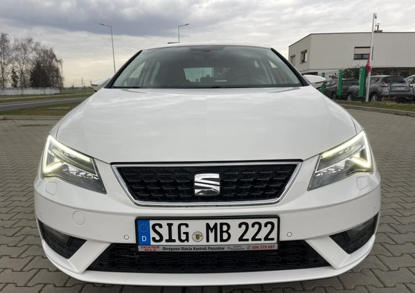 Seat Leon cena 54900 przebieg: 104000, rok produkcji 2017 z Leszno małe 326